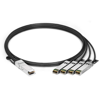 Kualiti unggul serasi 1 0 0g qsfp28 hingga 4 x 25g sfp28 pasif langsung melampirkan kabel pelarian tembaga 0.5m -5 m